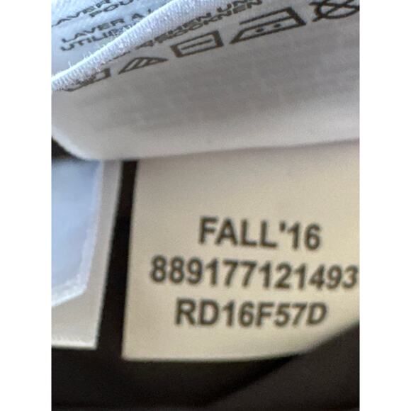 Rachel Roy Dress L Black Velvet Burnout Faux Wrap Asymmetrical Zip High Low Hem - Picture 11 of 16